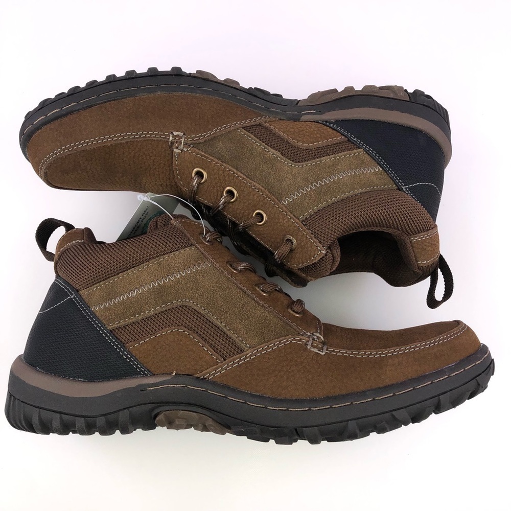 Nunn Bush Brown Leather Quest Hiking Chukka Boots Size 8W - Picture 2 of 8